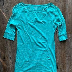 Lilly Pulitzer teal cotton dress, size x-small